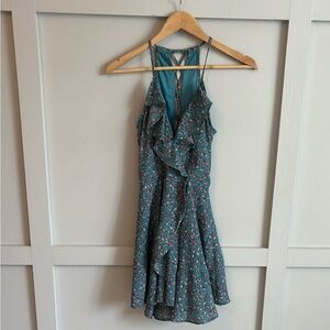 Floral Teal Dress